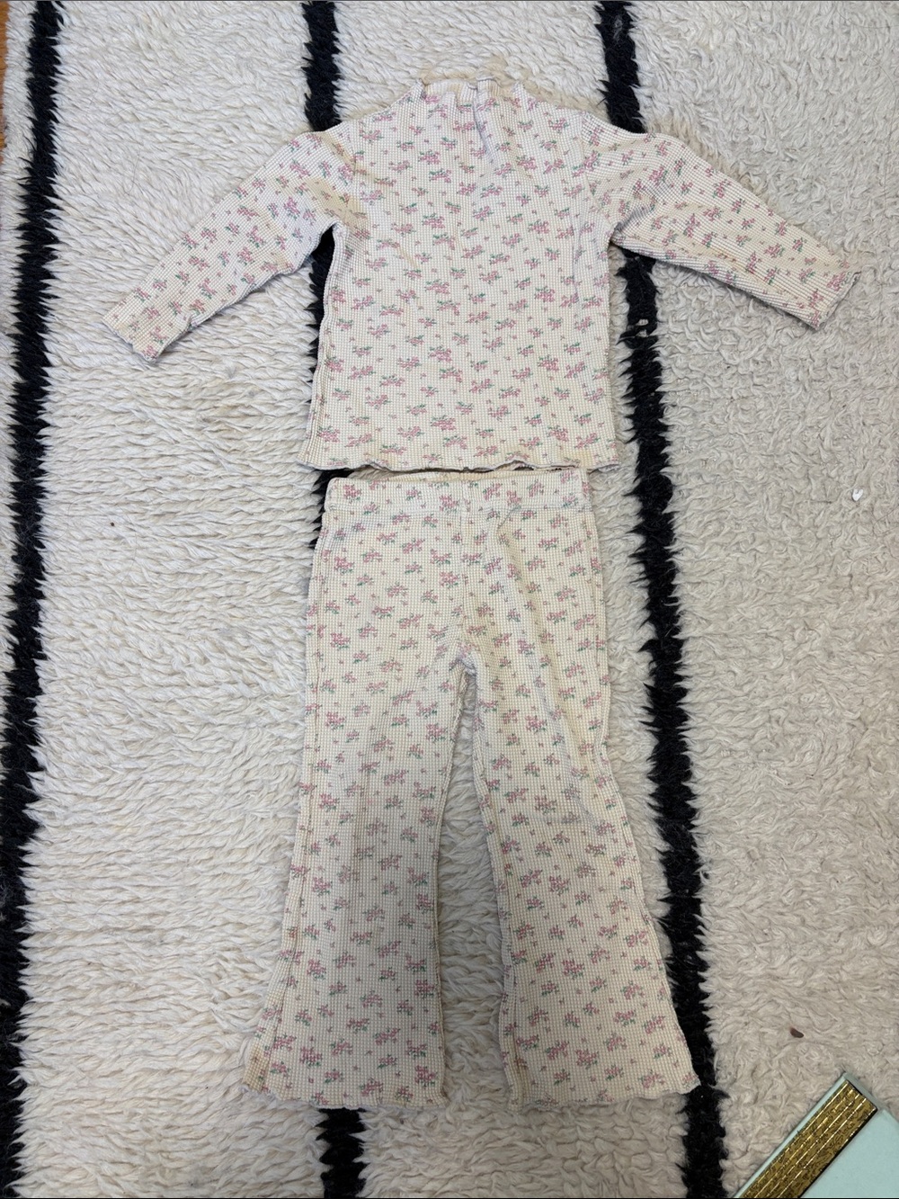 ATNOON Cozy Waffle Lettuce-Edge Set